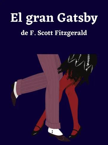 A book cover with the title of el gran gatsby