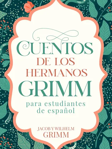 A book cover with the title cuentos de los hermanos grimm.